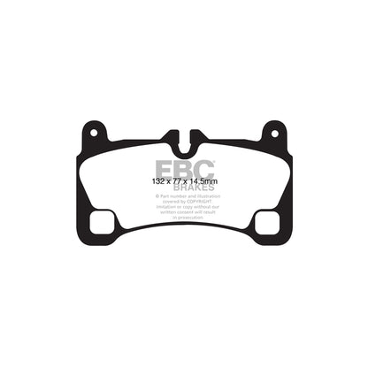 EBC PD14KR363 Audi Q7 Bluestuff Rear Brake Pad & GD Disc Kit - Brembo Caliper 2 | ML Performance UK Car Parts