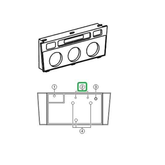 Genuine Lexus 90010-01035 IS Phase 1 Air Conditioning Control Bulb 2