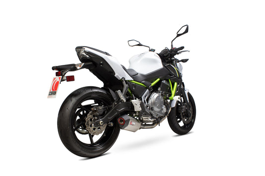 Scorpion RKA117SYSTEO Kawasaki Z650 Serket Parallel Full System - Titanium Sleeve | ML Performance UK UK