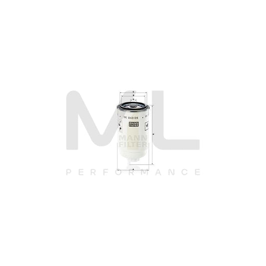 MANN-FILTER WK 842/28 Fuel filter Spin-on Filter | ML Performance Car Parts