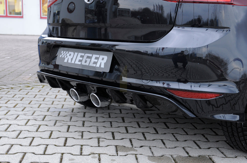 Rieger 00088102 VW Mk7-Line Golf R Rear Diffuser 3 | ML Performance UK Car Parts