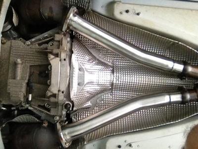 Aston Martin AS754S Aston Martin V8 Vantage Secondary Catalyst Replacement Pipes (2011-18) | ML Performance UK Car Parts