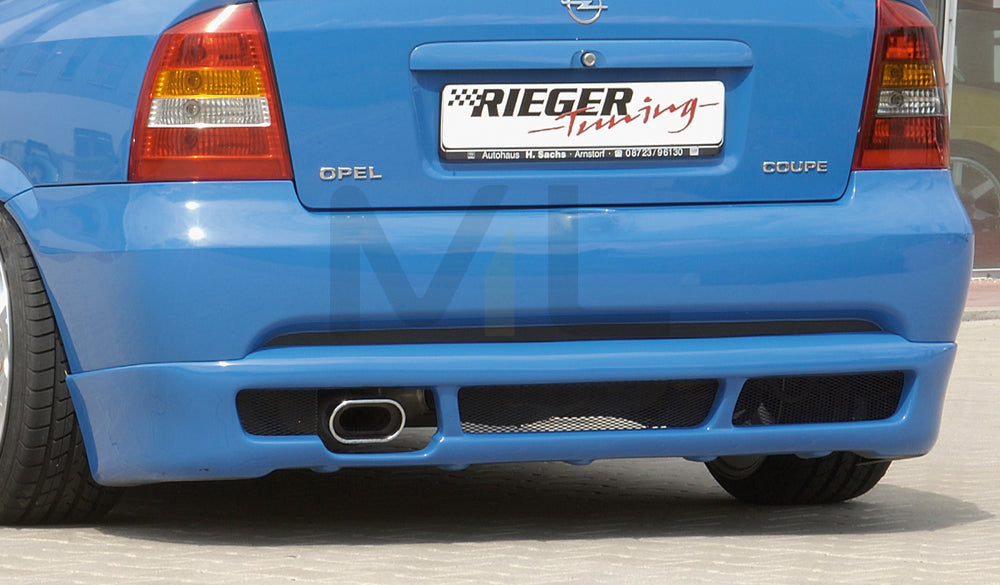 Rieger 00051206 Opel Astra G Rear Diffuser 1 | ML Performance UK Car Parts