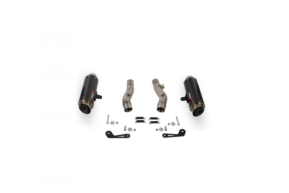 Scorpion KA1017CEM Kawasaki Z1000 SX Rp1-Gp Slip-On (Pair) - Carbon Fibre Sleeve | ML Performance UK UK