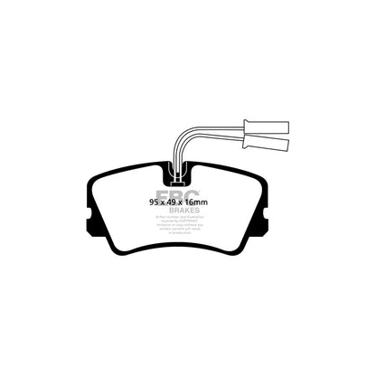 EBC PDKF021 Alfa Romeo 90 Ultimax Front Brake Pad & Plain Disc Kit - ATE Caliper 2 | ML Performance UK Car Parts