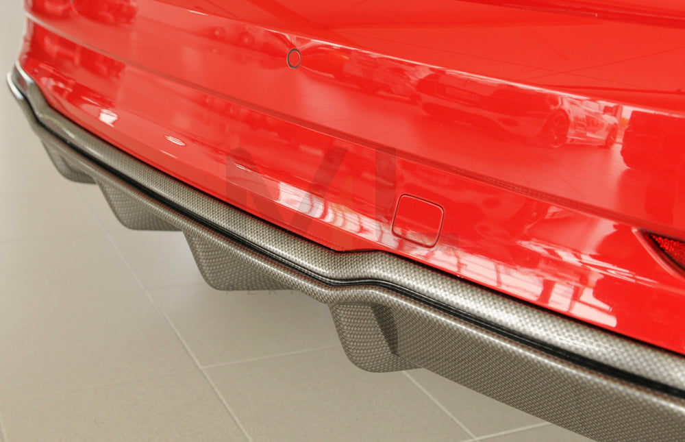 Rieger 00099614 Audi 8V A3 Rear Diffuser 10 | ML Performance UK Car Parts