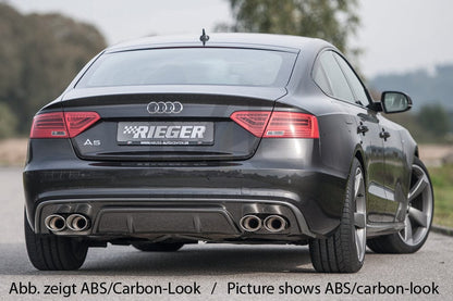 Rieger 00055479 Audi B8 B81 Rear Diffuser (A5 & S5) 2 | ML Performance UK Car Parts