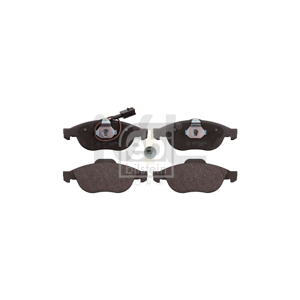 Febi Bilstein 116014 Brake Pad Set Front Axle, Incl. Wear Warning Contact | ML Performance Car Parts