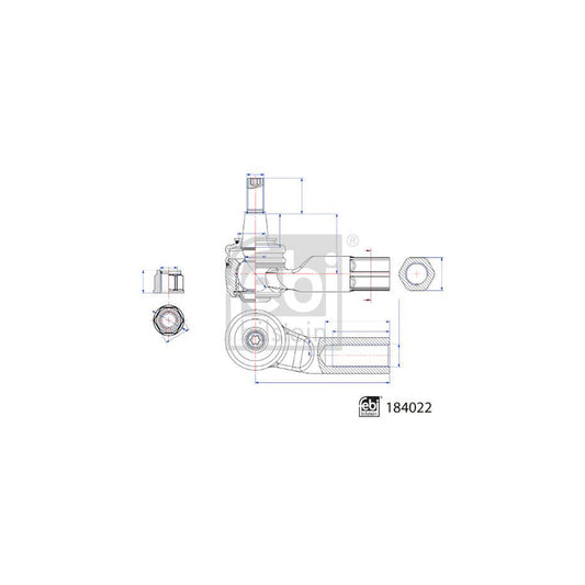 Febi Bilstein 184022 Track Rod End
