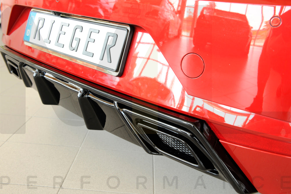 Rieger 00088166 SEAT KJ Rear Diffuser (Ibiza FR & Ibiza) 4 | ML Performance UK Car Parts