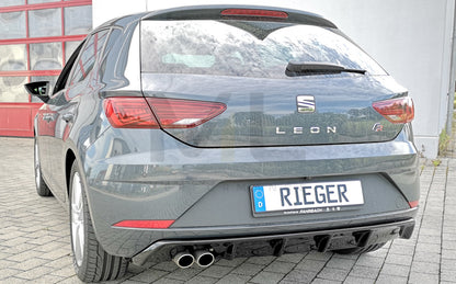 Rieger 00088132 SEAT 5F Leon FR Rear Diffuser 3 | ML Performance UK Car Parts