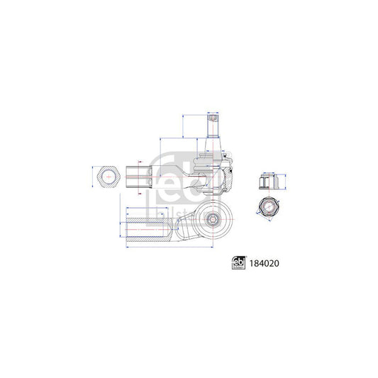Febi Bilstein 184020 Track Rod End