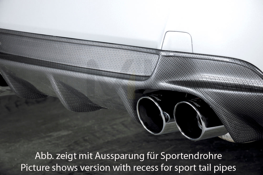 Rieger 00099859 BMW 3 Series E92 E93 Rear Diffuser 4 | ML Performance UK Car Parts