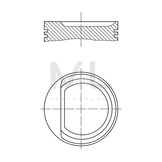 MAHLE ORIGINAL 030 63 02 Piston 77,01 mm | ML Performance Car Parts