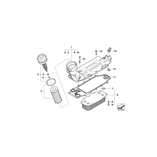 Genuine BMW 11427792445 E65 Gasket Steel (Inc. 745d) | ML Performance UK Car Parts