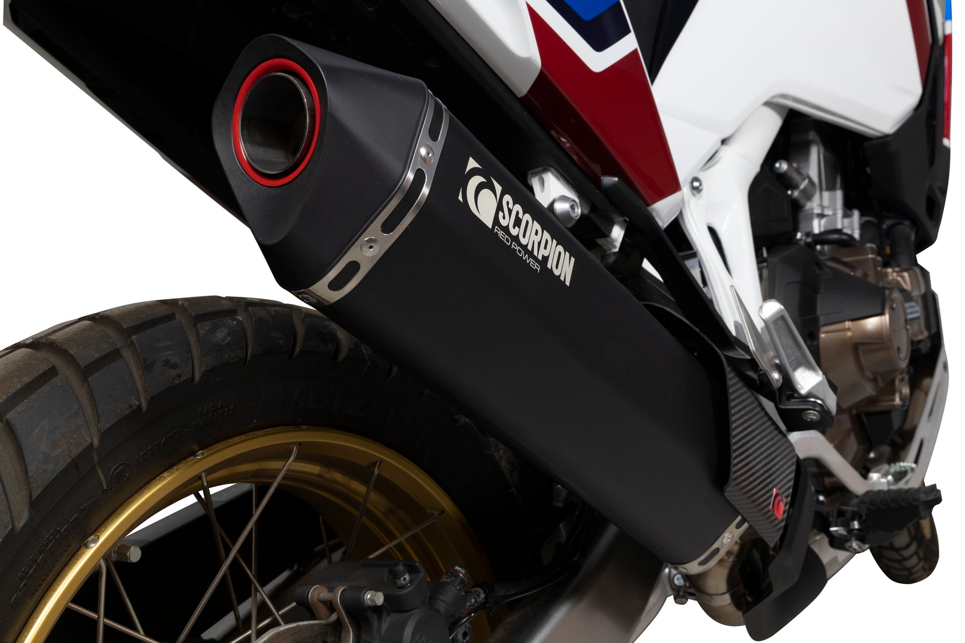 Scorpion RHA194BCER Honda CRF1100L Africa Twin Serket Slip-On - Black Ceramic Coated Sleeve | ML Performance UK UK