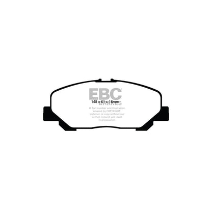 EBC PDKF2315 Toyota Ultimax Front Brake Pad & Plain Disc Kit (Inc. Alphard, Estima, Lucida, Vellfire) 2 | ML Performance UK Car Parts