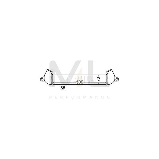 MAHLE ORIGINAL CI 342 000S Intercooler for FIAT DOBLO | ML Performance Car Parts