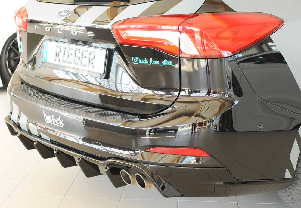 Rieger 00088240 Ford DEH Focus 4 Rear Diffuser (Inc. Focus 4 ST) 6 | ML Performance UK Car Parts
