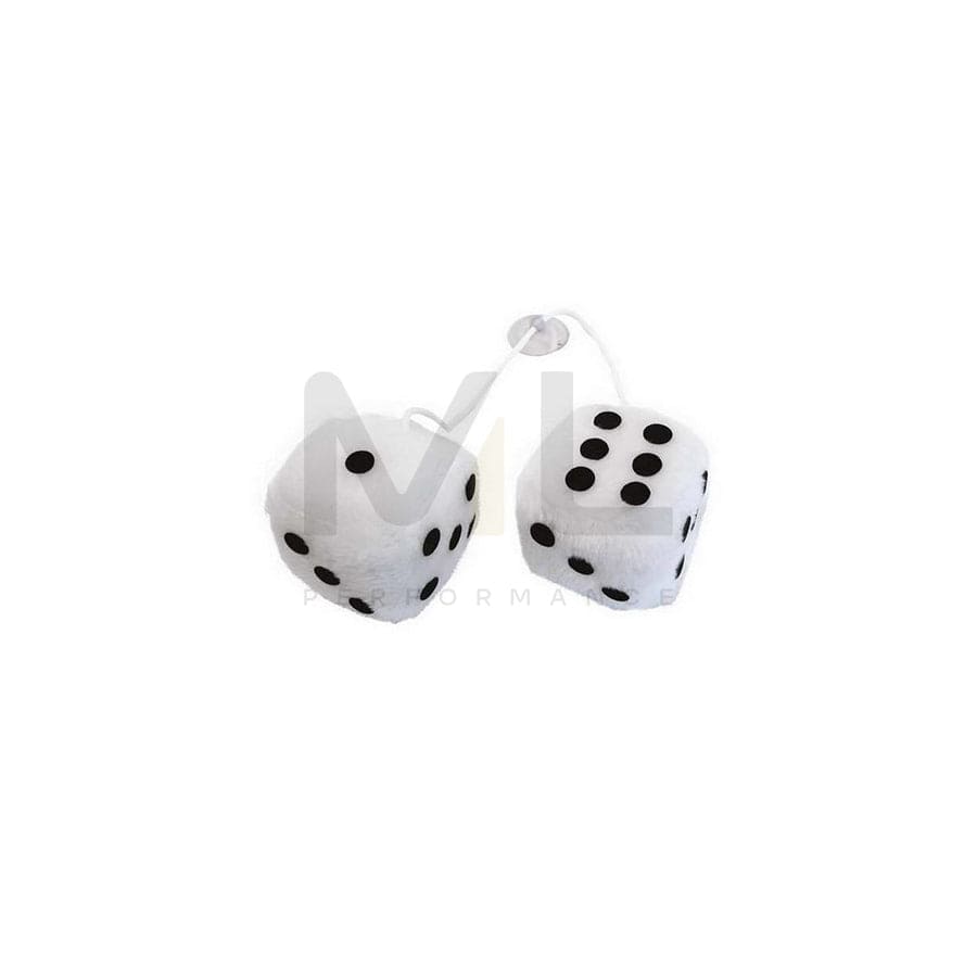 CARPOINT Fuzzy Dice 0510078 Car air freshener White | ML Performance Car Parts