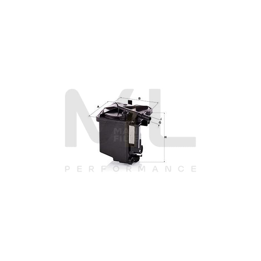 MANN-FILTER WK 939/2 z Fuel filter with seal | ML Performance Car Parts
