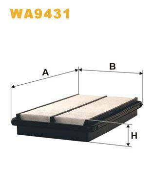 WIX Filters WA9431 Air Filter For Honda Accord