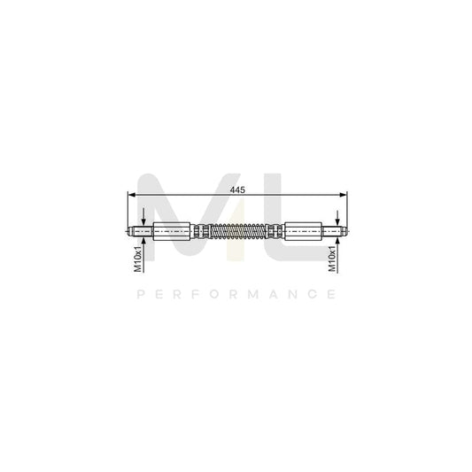 BOSCH 1 987 476 925 Brake Hose 396mm | ML Performance Car Parts