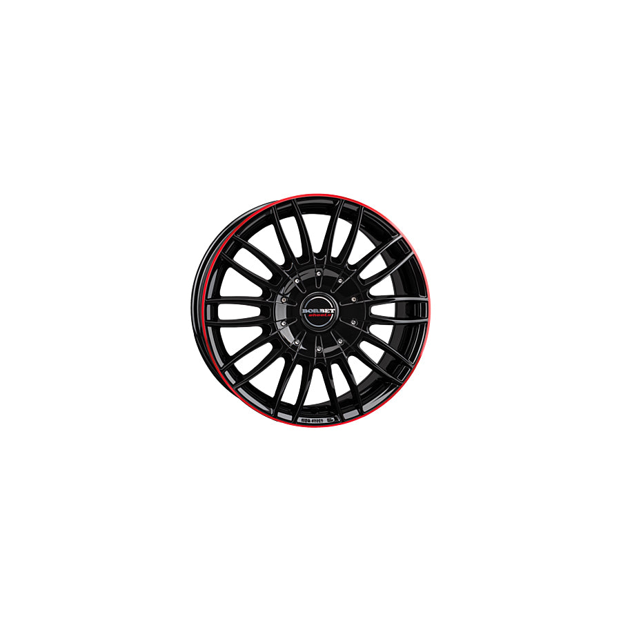 Borbet CW3 7.5x18 ET53 CW3 75853118571,1BGRR Black Glossy Red Ring Wheel | ML Performance UK Car Parts