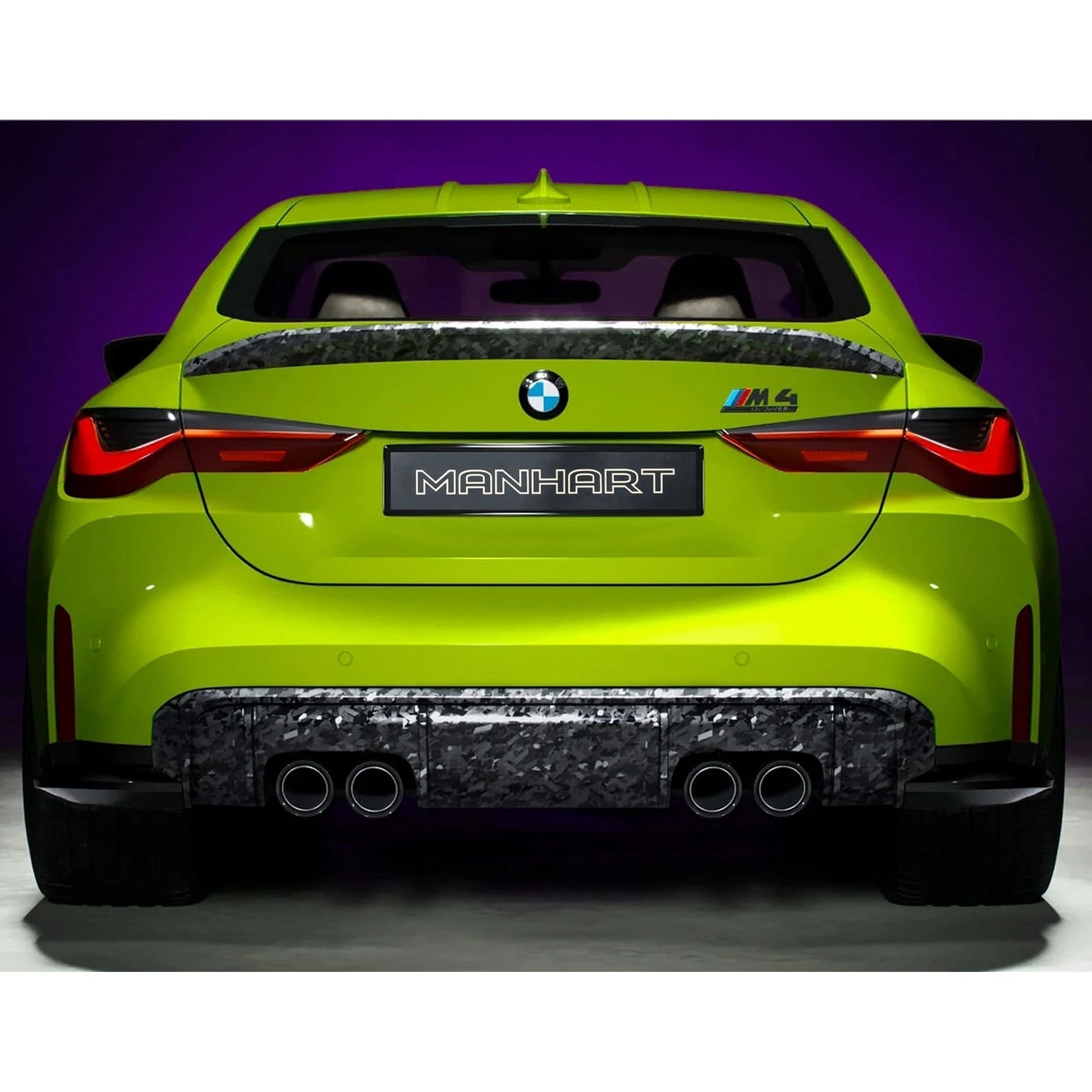 MANHART CARBON REAR DIFFUSER M PERFORMANCE FOR BMW G8X M3 / M4 (COMPETITION / CSL)