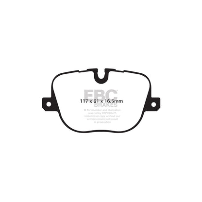 EBC DP52068NDX Land Rover Bluestuff NDX Rear Brake Pads  (Inc. Range Rover & Range Rover Sport) 2 | ML Performance UK Car Parts