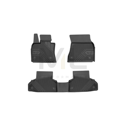 FROGUM Tailored, No.77 77409842 Floor mat set Elastomer, Front and Rear, Quantity: 3, Black | ML Performance Car Parts