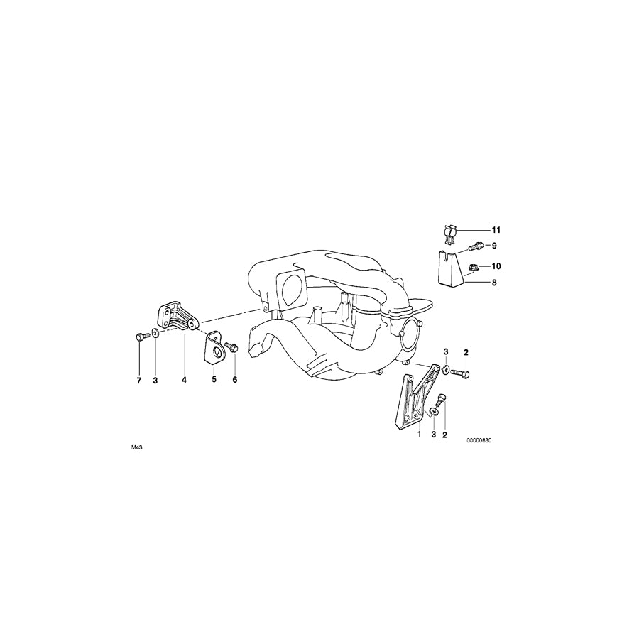 Genuine BMW 07119900509 E36 E34 E46 Hex Bolt With Washer M7X16-Z2 (Inc. 318is) | ML Performance UK Car Parts