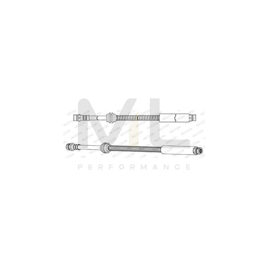 FERODO FHY2773 Brake Hose for VW CADDY 455mm, F 10X1 | ML Performance Car Parts