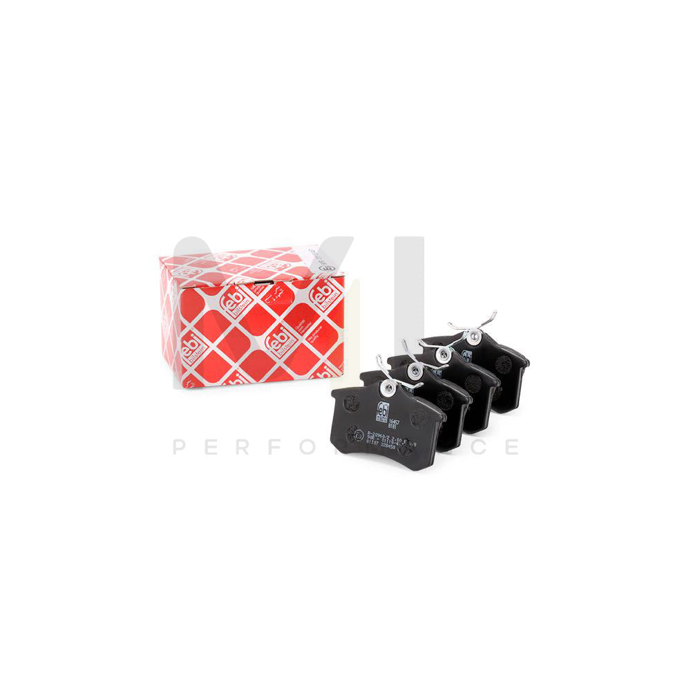 Febi Bilstein 16457 Brake Pad Set Rear Axle, Excl. Wear Warning Contact | ML Performance Car Parts