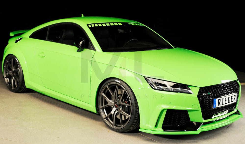 Rieger 00055176 Audi 8J 8J1-FV 8S TTRS Front Splitter 4 | ML Performance UK Car Parts
