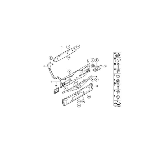 Genuine BMW 51497172130 E70 Right Panel Tail Lid HIMMELGRAU (Inc. X5 3.0sd, X5 M50dX & X5 4.8i) | ML Performance UK
