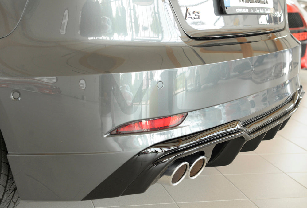 Rieger 00088180 Audi 8V A3 Rear Diffuser 7 | ML Performance UK Car Parts