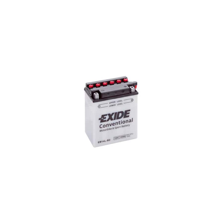 Exide EB14L-B2 12V Conventional Motorcycle Battery | ML Performance UK Car Parts