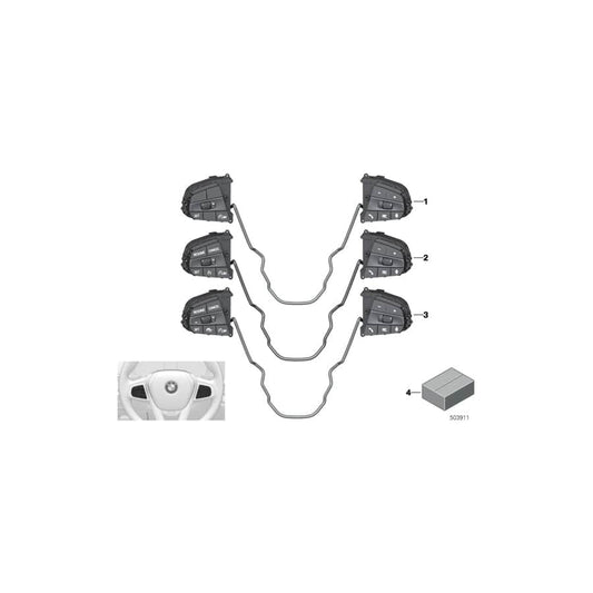 Genuine BMW 61319873220 F92 G07 G14 Switch, Multifunct. Steering Wheel (Inc. 330dX, X6 M50iX & M8) | ML Performance UK Car Parts