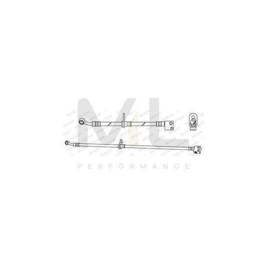 FERODO FHY3286 Brake Hose for HONDA Civic VIII Hatchback (FN, FK) 560mm, ???10 | ML Performance Car Parts