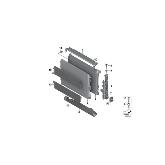 Genuine BMW 17118666748 G20 G21 G29 Radiator (Inc. 320i, 330iX & 320i 1.6) | ML Performance UK