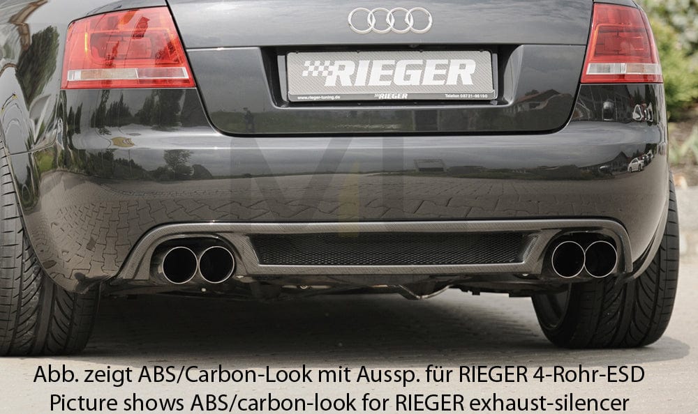 Rieger 00055269 Audi 8H A4 Rear Diffuser 3 | ML Performance UK Car Parts