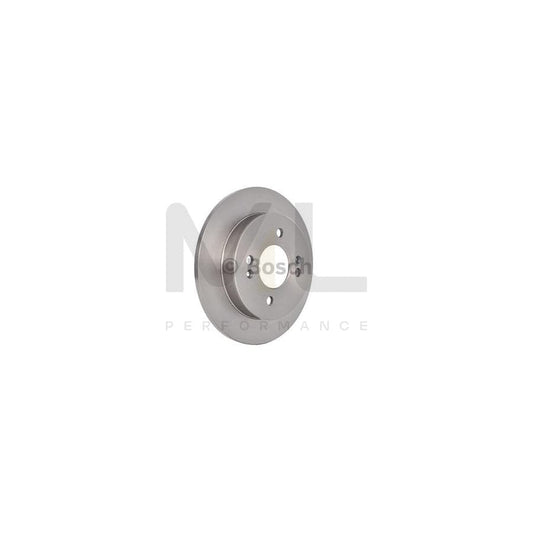 BOSCH 0 986 479 256 Brake Disc Solid, Oiled, with bolts/screws | ML Performance Car Parts