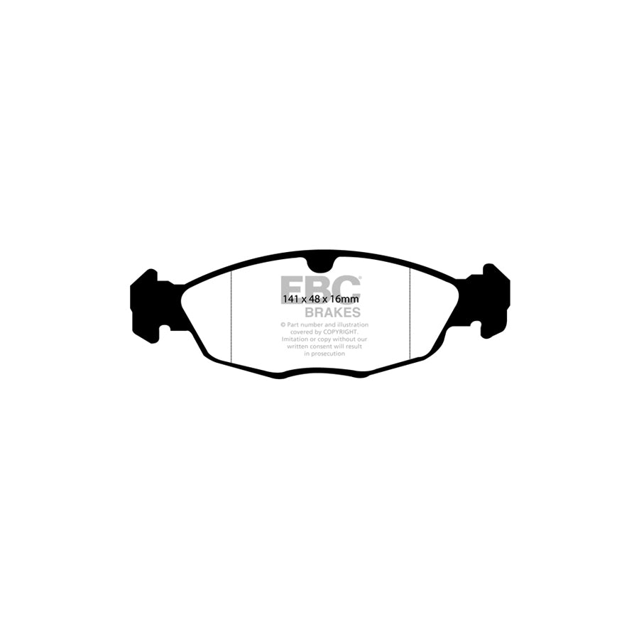 EBC DP3940C Daimler Jaguar Redstuff Rear Brake Pads - ATE Caliper 2 | ML Performance UK Car Parts