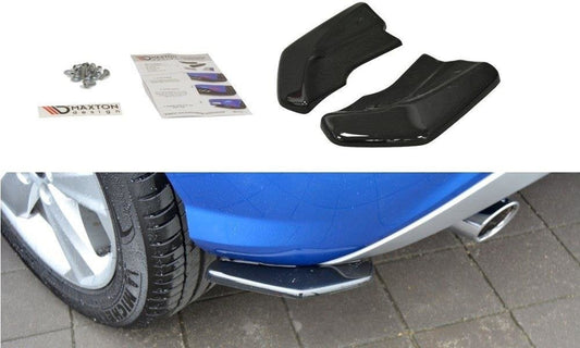 Maxton Design AU-Q2-1-RSD1T Rear Side Splitters Audi Q2 MK1 | ML Performance UK Car Parts