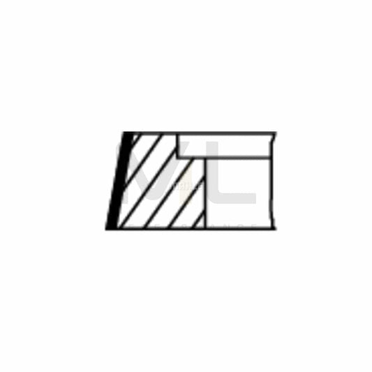 MAHLE ORIGINAL 504 36 N0 Piston Ring Kit for PORSCHE 911 Coupe (993) Cyl.Bore: 100,0mm | ML Performance Car Parts