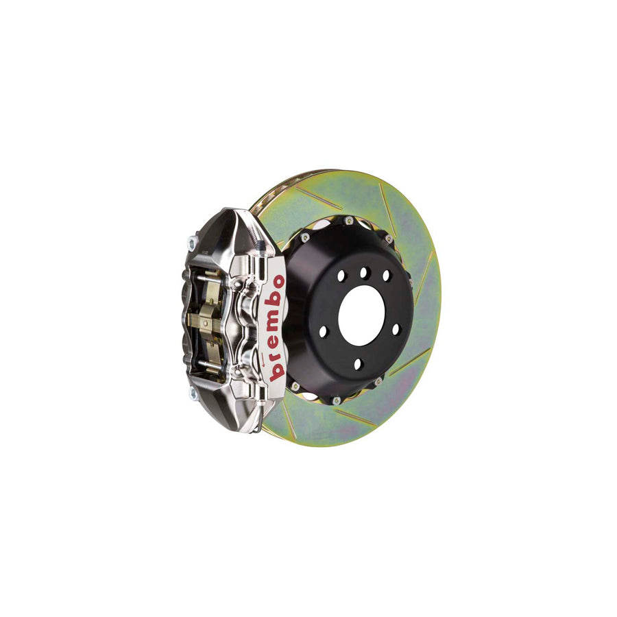 Brembo 2P2.9015AR Chrysler Dodge Rear GT-R 4-Pistons Slotted 2-piece Big Brake Kit 380x28mm (Inc. 300, Challenger, Charger, Magnum) | ML Performance UK Car Parts