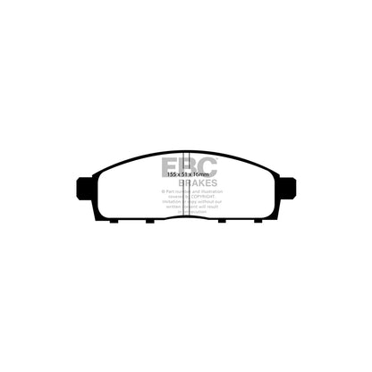 EBC DP61963 Fiat Mitsubishi 3 Greenstuff Front Brake Pads 2 | ML Performance UK Car Parts