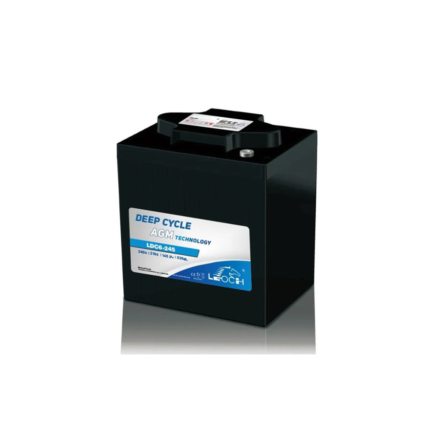 Leoch 6V 245Ah Deep Cycle AGM Battery - LDC6-245 | ML Performance UK Car Parts