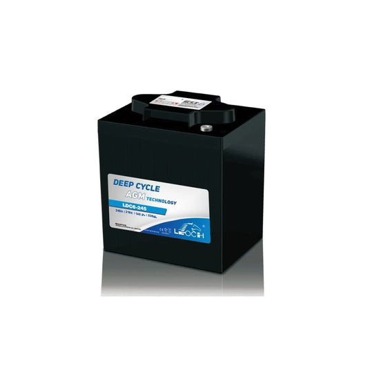 Leoch 6V 245Ah Deep Cycle AGM Battery - LDC6-245 | ML Performance UK Car Parts